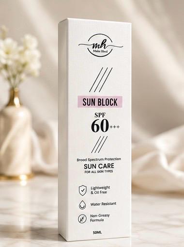 Make Heal Sun Block SPF 60+++ — Advanced Daily Sun Protection