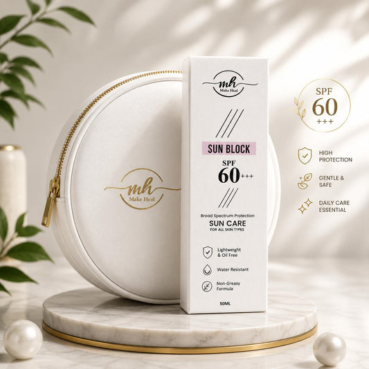 Make Heal Sun Block SPF 60+++ — Advanced Daily Sun Protection